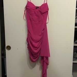 Windsor Pink Draped Dress